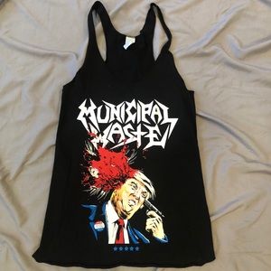 Municipal Waste tank top - AntiTrump